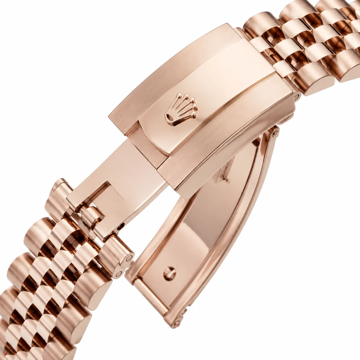 Rolex Sky-Dweller m336935-0005 42mm Blue Dial Fluted Bezel 18K Everose Gold AI 头图 3 - 表扣表链 [ai-shot:bracelet-clasp]