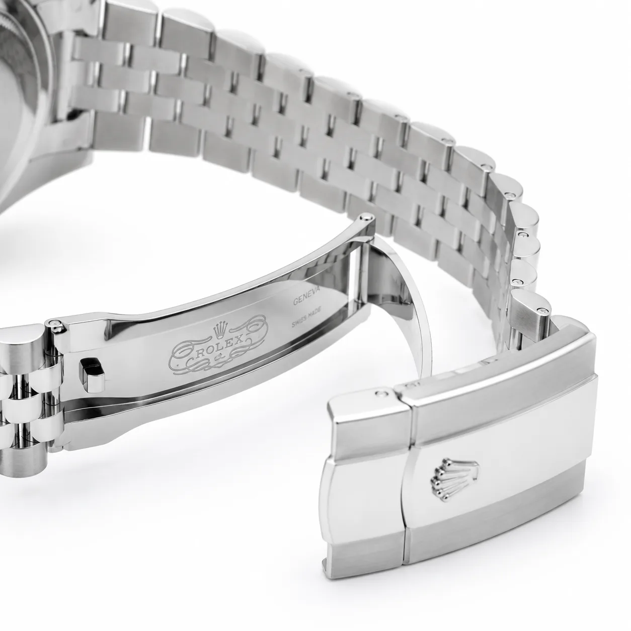 Rolex Datejust 126300-0020 41mm Blue Dial Smooth Bezel AI 头图 3 - 表扣表链 [ai-shot:bracelet-clasp]