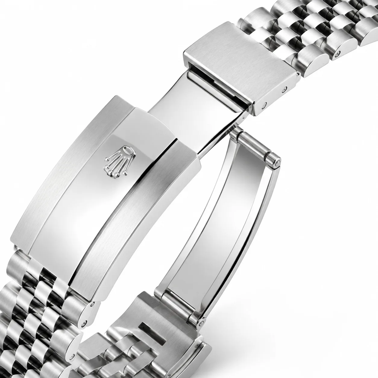 Rolex Oyster Perpetual m126300-0008 41mm Silver Dial Smooth Bezel AI 头图 3 - 表扣表链 [ai-shot:bracelet-clasp]