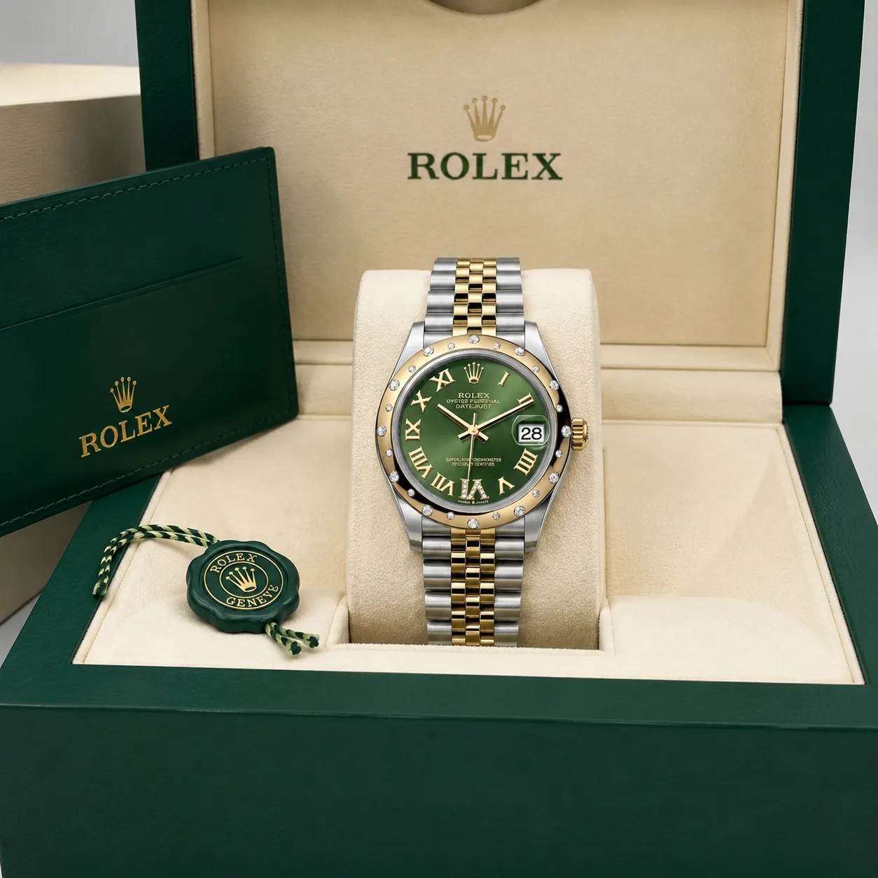 Rolex Datejust 126331-0015 Cal.3235 Slate Dial Everose Gold AI 头图 5 - 包装盒 [ai-shot:box-shot]