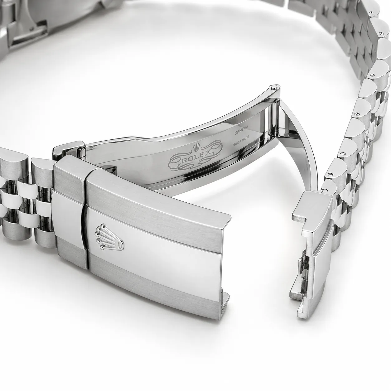Rolex Datejust 126300-0004 41mm Silver Dial Smooth Bezel AI 头图 3 - 表扣表链 [ai-shot:bracelet-clasp]