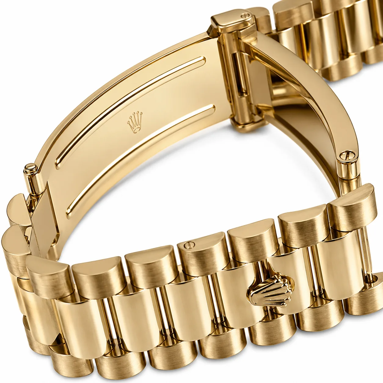 Rolex Day-Date 228398tbr-0041 40mm Cal.3255 18K Yellow Gold AI 头图 3 - 表扣表链 [ai-shot:bracelet-clasp]