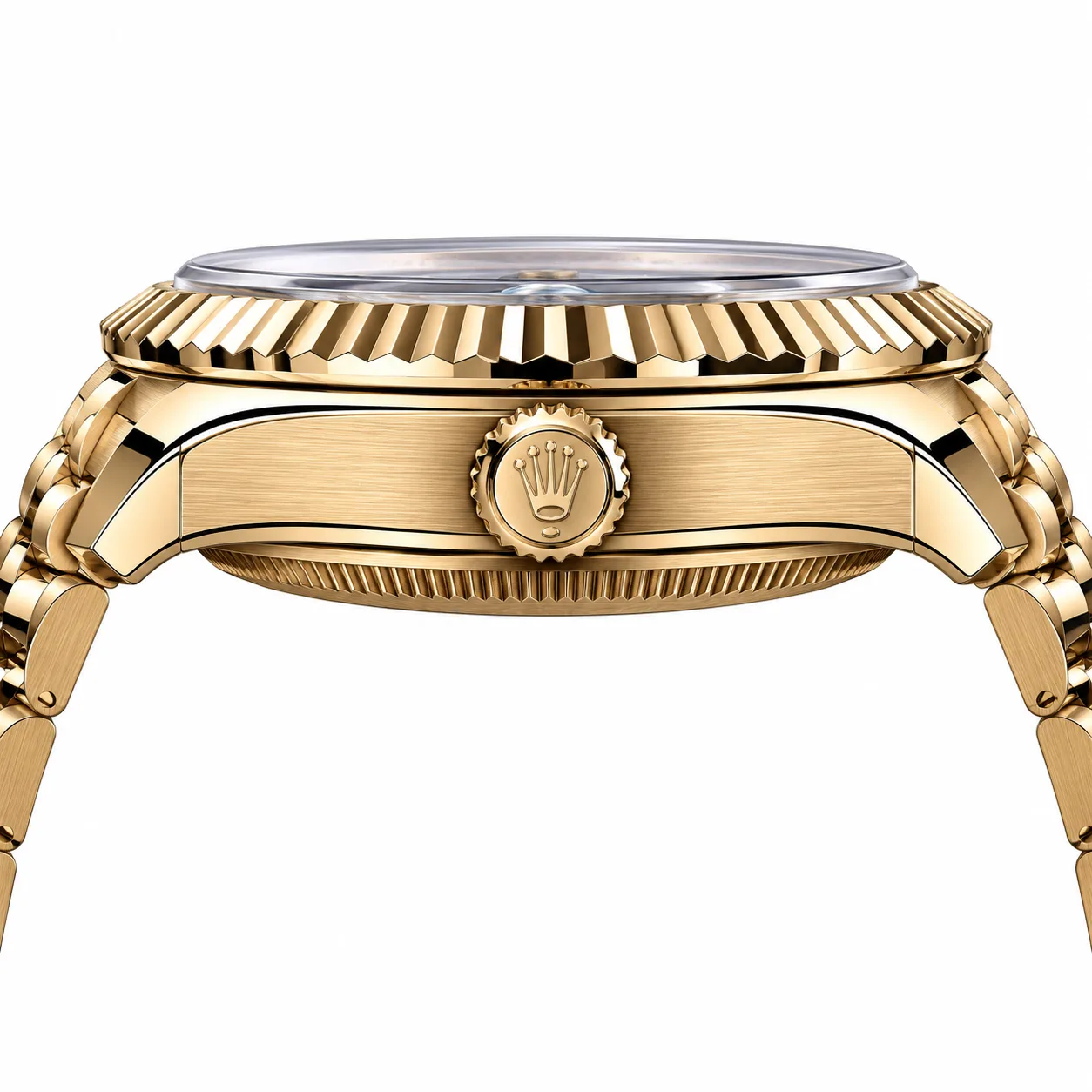 Rolex Sky-Dweller 336938-0005 42mm Cal.9002 18K Yellow Gold AI 头图 2 - 侧面细节 [ai-shot:side-detail]