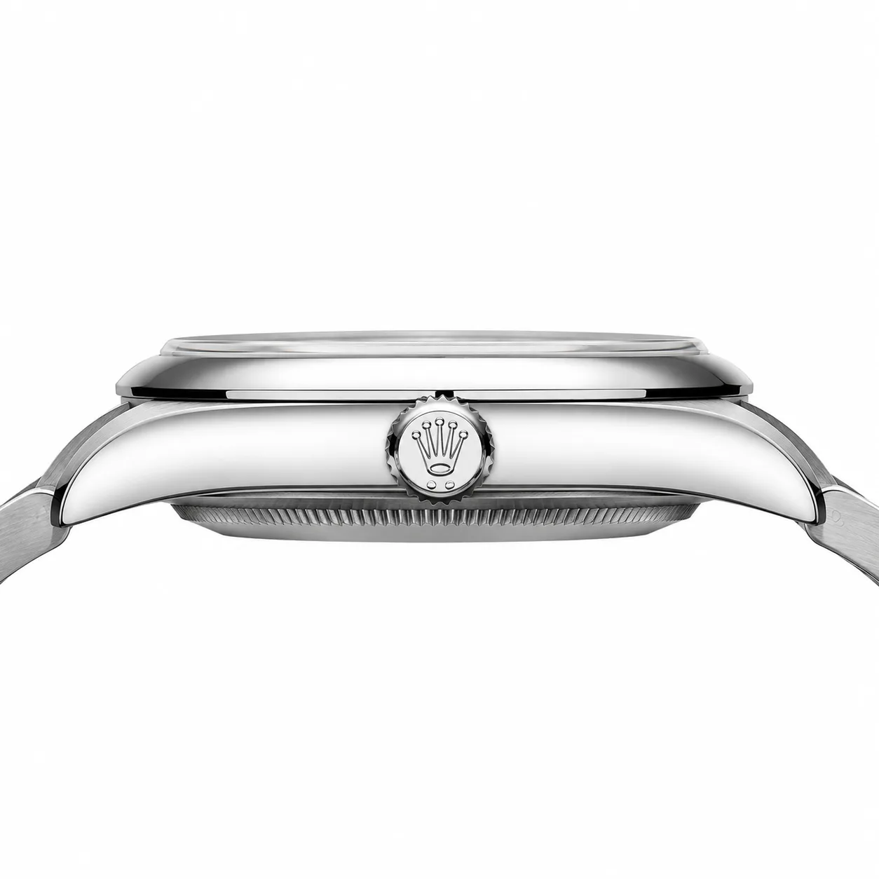 Rolex Datejust 126200-0002 36mm Silver Dial Smooth Bezel AI 头图 2 - 侧面细节 [ai-shot:side-detail]