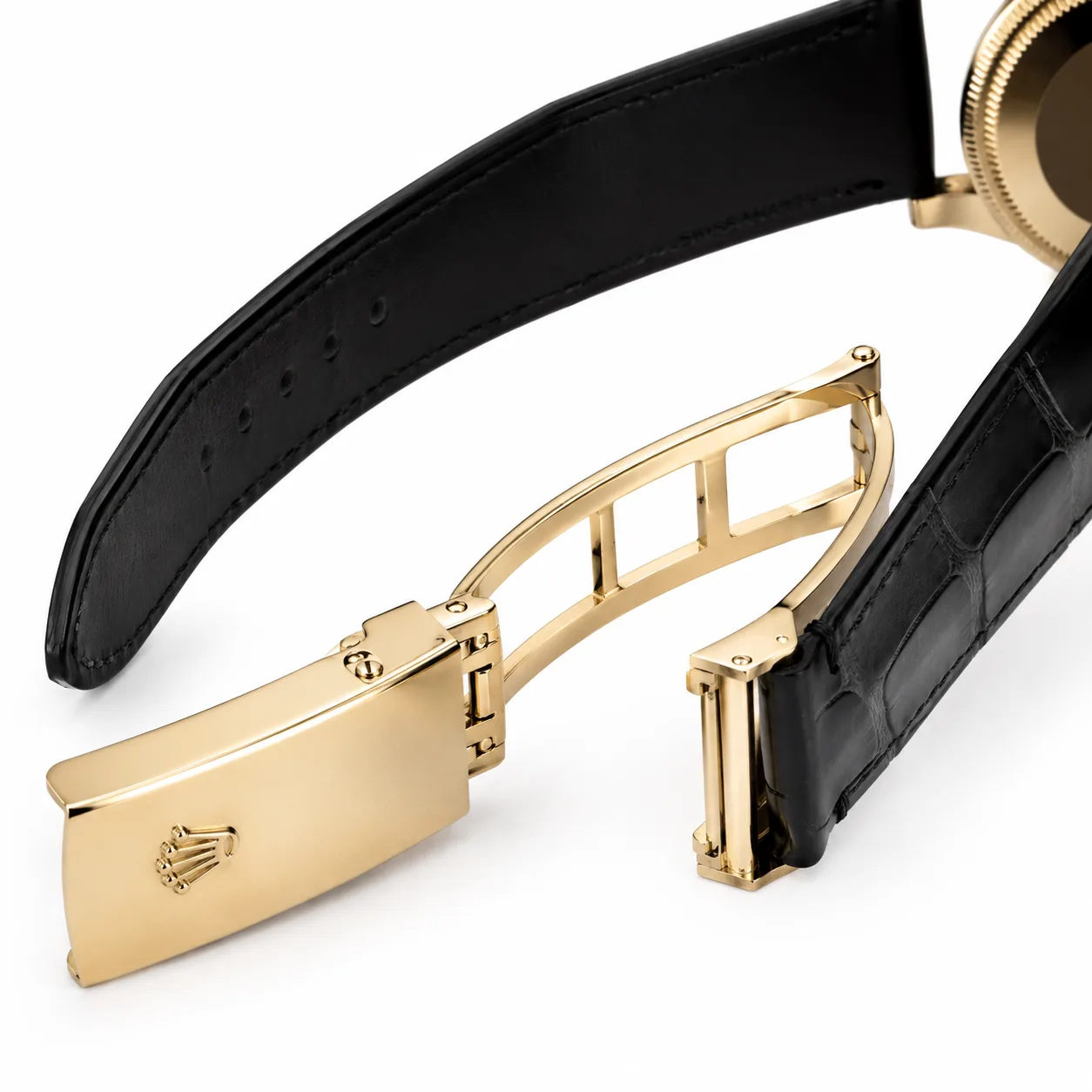 Rolex 1908 m52508-0002 39mm Cal.7140 18K Yellow Gold AI 头图 3 - 表扣表链 [ai-shot:bracelet-clasp]