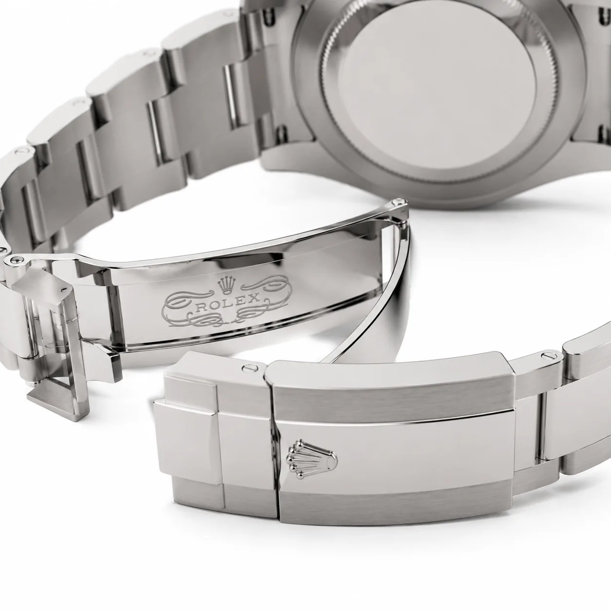 Rolex Yacht-Master m336934-0007 42mm Blue Dial 950 Platinum AI 头图 3 - 表扣表链 [ai-shot:bracelet-clasp]