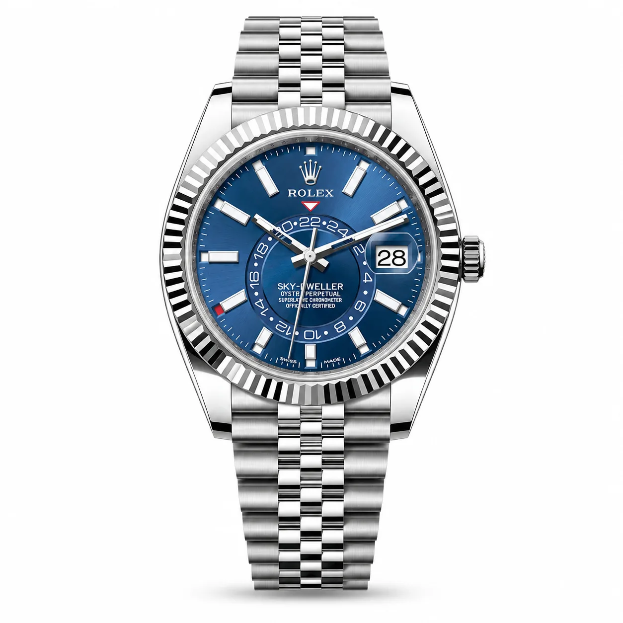 Rolex Yacht-Master m326934-0004 40mm Blue Dial 950 Platinum AI 头图 1 - 白底全貌 [ai-shot:full-white]