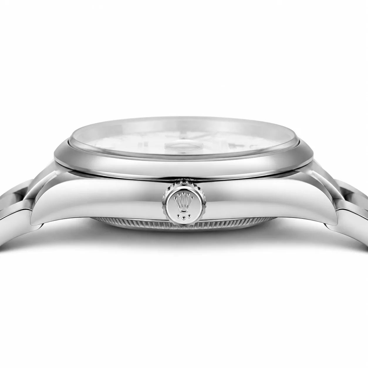 Rolex Datejust m126200-0008 36mm Cal.3235 904L Stainless Steel AI 头图 2 - 侧面细节 [ai-shot:side-detail]