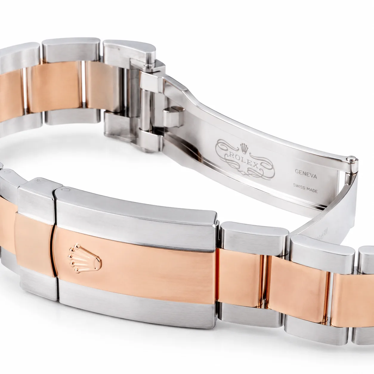 Rolex Datejust M126301-0007 Cal.3235 Fluted Bezel Everose Gold AI 头图 3 - 表扣表链 [ai-shot:bracelet-clasp]