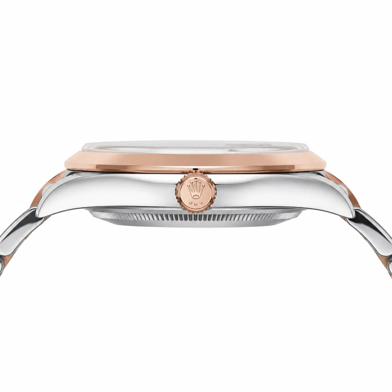 Rolex Datejust M126301-0007 Cal.3235 Fluted Bezel Everose Gold AI 头图 2 - 侧面细节 [ai-shot:side-detail]