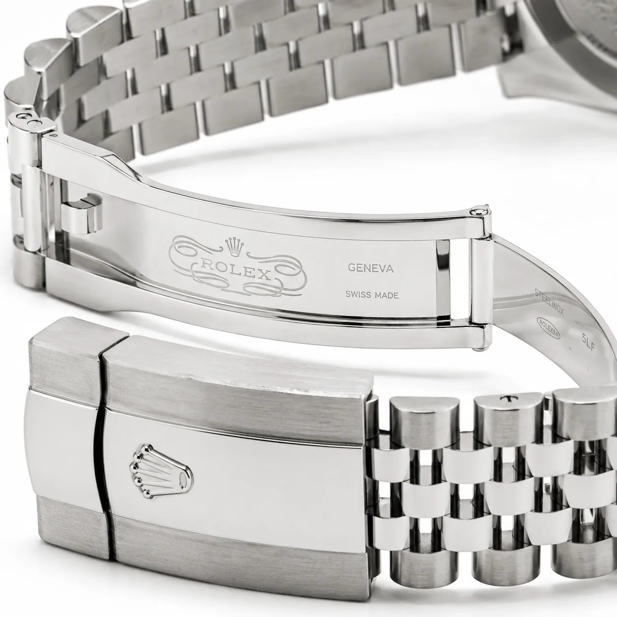 Rolex Datejust m126300-0018 41mm Blue Dial Smooth Bezel AI 头图 3 - 表扣表链 [ai-shot:bracelet-clasp]