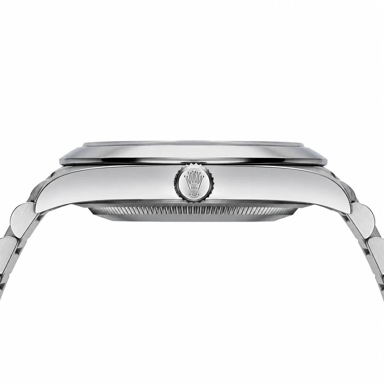 Rolex Datejust m126300-0024 41mm Blue Dial Smooth Bezel AI 头图 2 - 侧面细节 [ai-shot:side-detail]