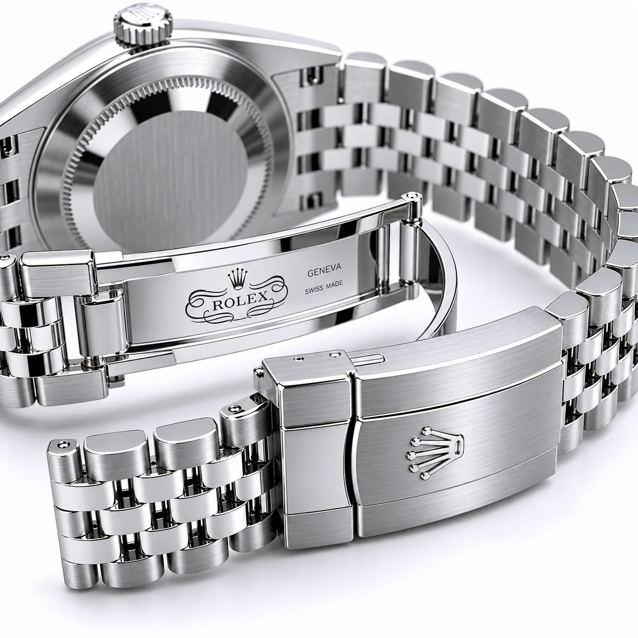 Rolex Datejust m126300-0022 41mm Blue Dial Smooth Bezel AI 头图 3 - 表扣表链 [ai-shot:bracelet-clasp]