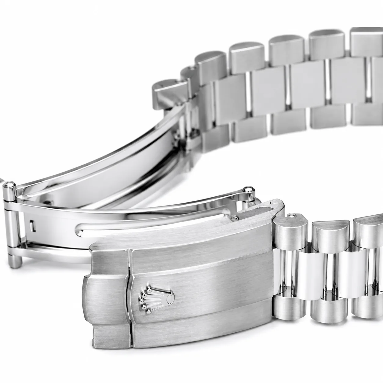 Rolex Day-Date m228396tbr-0043 40mm Cal.3255 950 Platinum AI 头图 3 - 表扣表链 [ai-shot:bracelet-clasp]