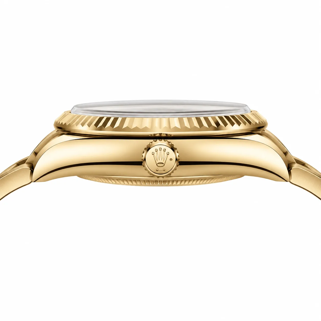 Rolex Sky-Dweller m336938-0001 42mm Cal.9002 18K Yellow Gold AI 头图 2 - 侧面细节 [ai-shot:side-detail]