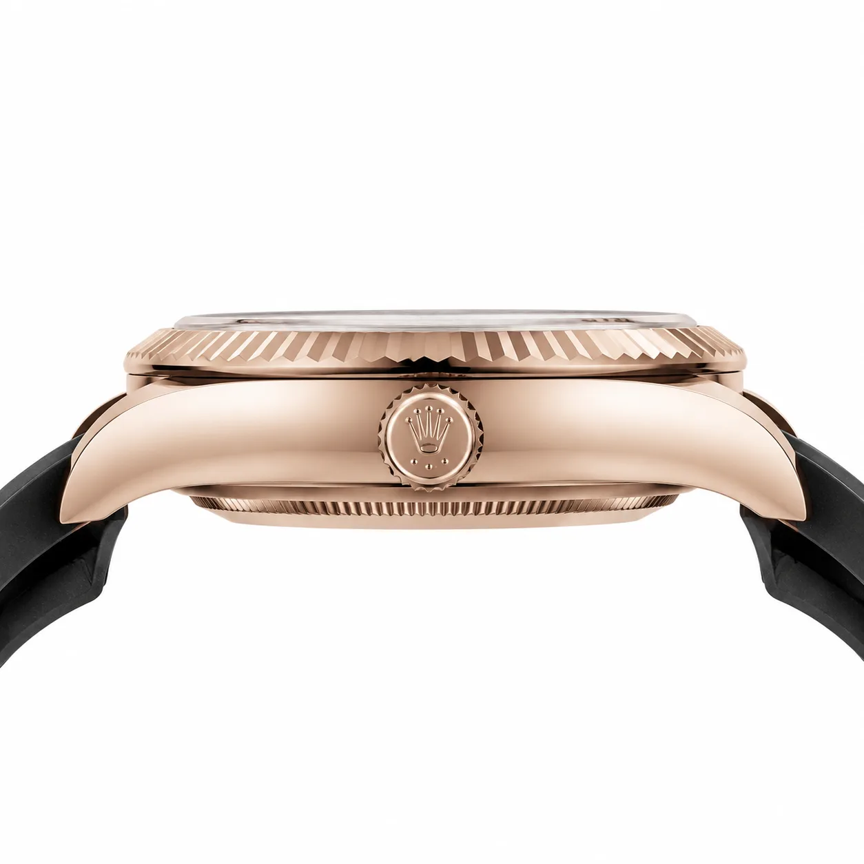 Rolex Sky-Dweller m326235-0006 42mm Cal.9001 18K Everose Gold AI 头图 2 - 侧面细节 [ai-shot:side-detail]