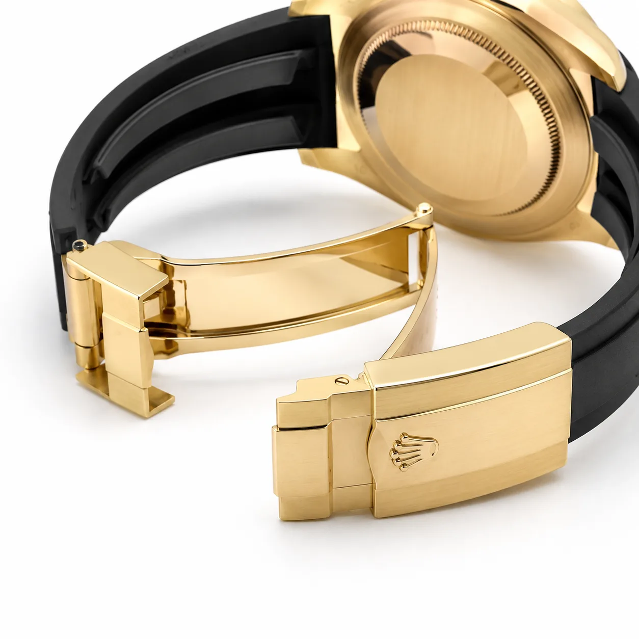 Rolex Sky-Dweller m326238-0007 42mm Cal.9001 18K Yellow Gold AI 头图 3 - 表扣表链 [ai-shot:bracelet-clasp]
