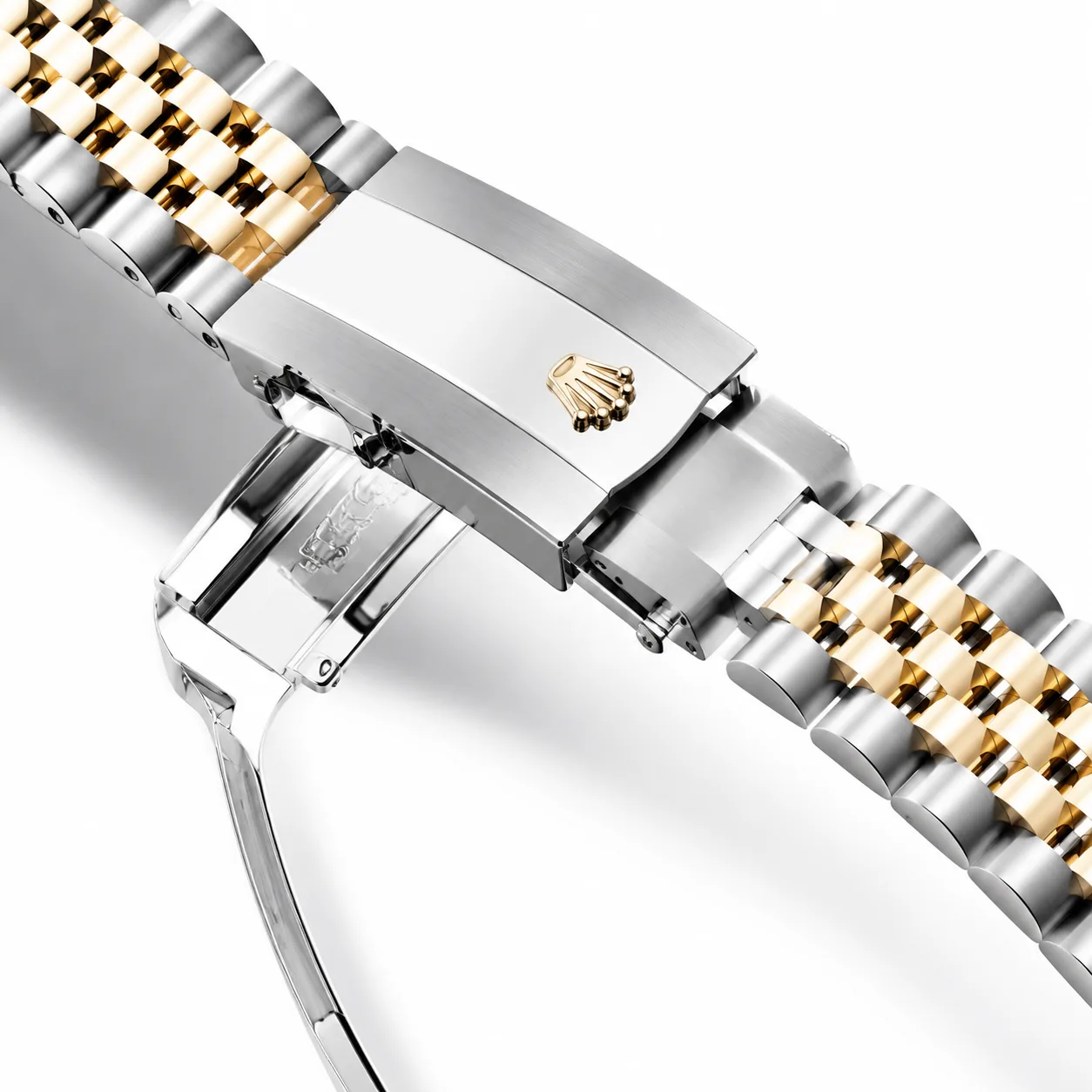 Rolex Sky-Dweller m326933-0010 42mm Cal.9001 904L Stainless Steel and 18K Everose Gold AI 头图 3 - 表扣表链 [ai-shot:bracelet-clasp]