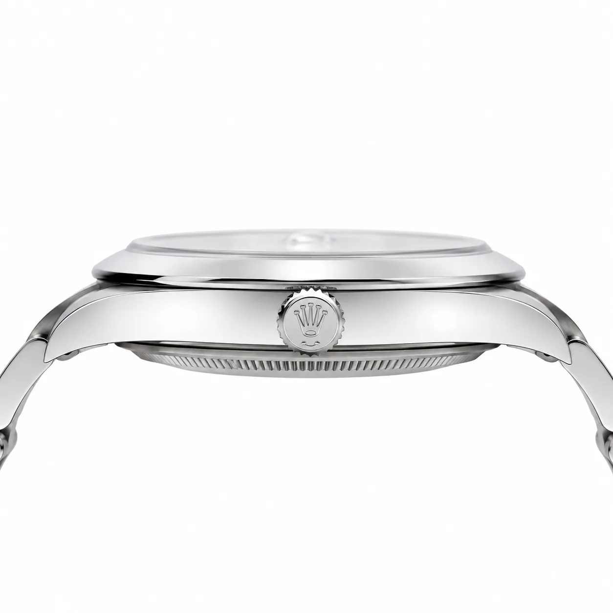 Rolex Datejust m126300-0021 41mm Black Dial Smooth Bezel AI 头图 2 - 侧面细节 [ai-shot:side-detail]