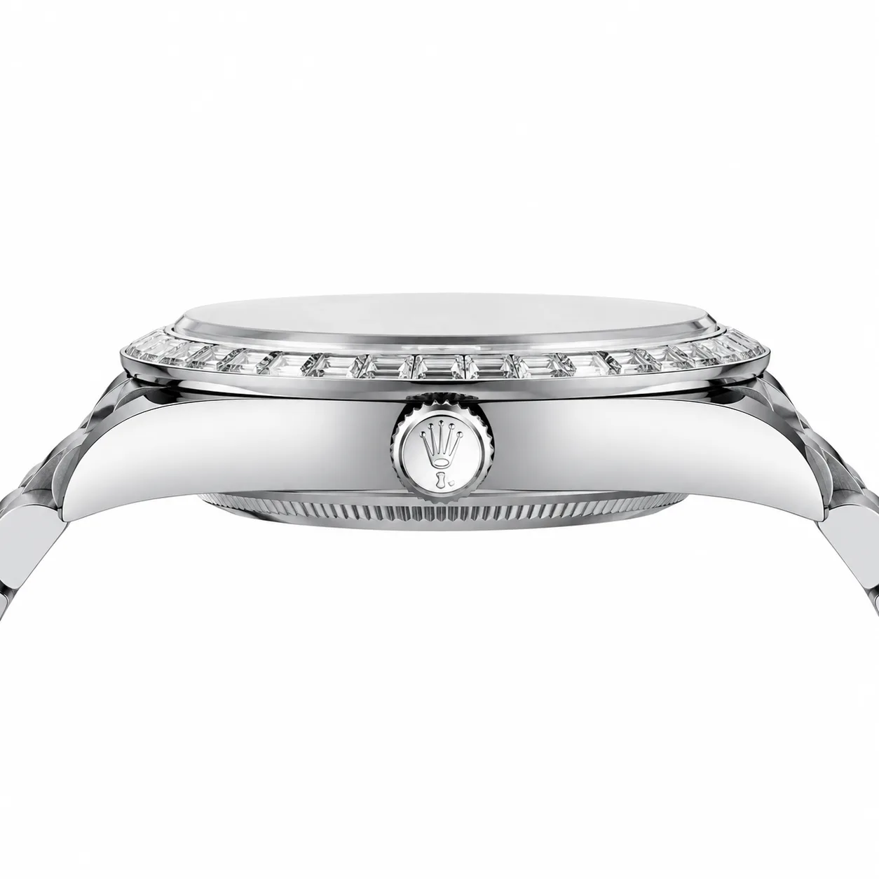 Rolex Day-Date m228396tbr-0020 40mm Cal.3255 950 Platinum AI 头图 2 - 侧面细节 [ai-shot:side-detail]