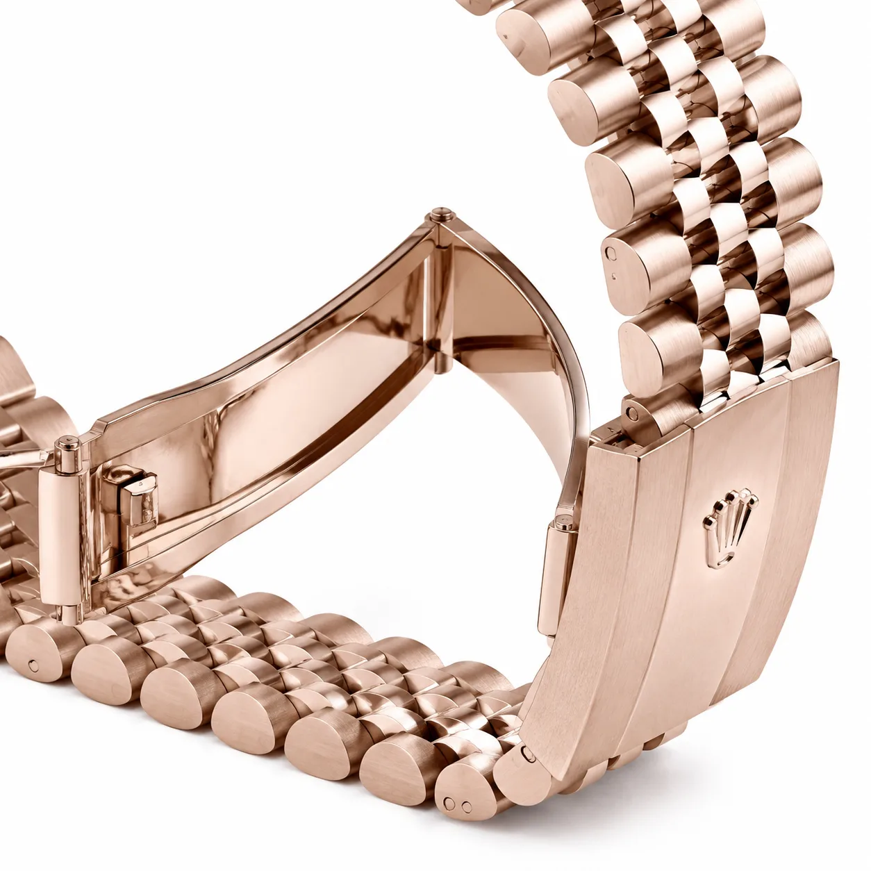 Rolex Sky-Dweller m336935-0008 42mm Cal.9002 18K Everose Gold AI 头图 3 - 表扣表链 [ai-shot:bracelet-clasp]