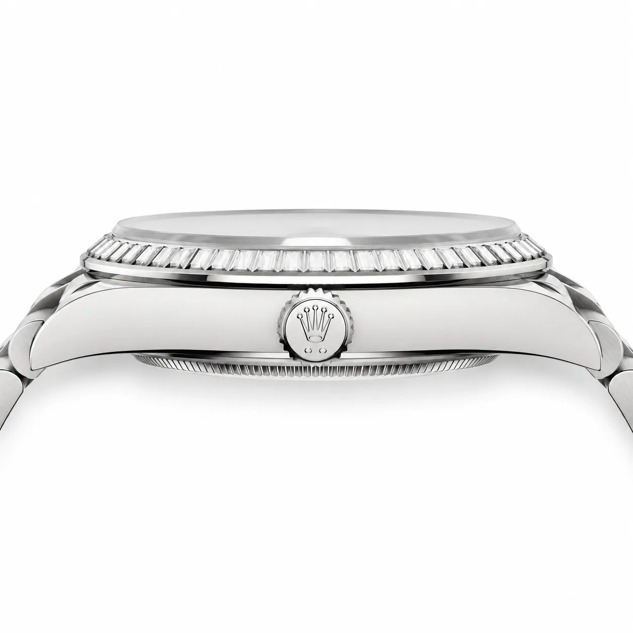 Rolex Day-Date m228396tbr-0042 40mm Blue Dial T 950 Platinum AI 头图 2 - 侧面细节 [ai-shot:side-detail]