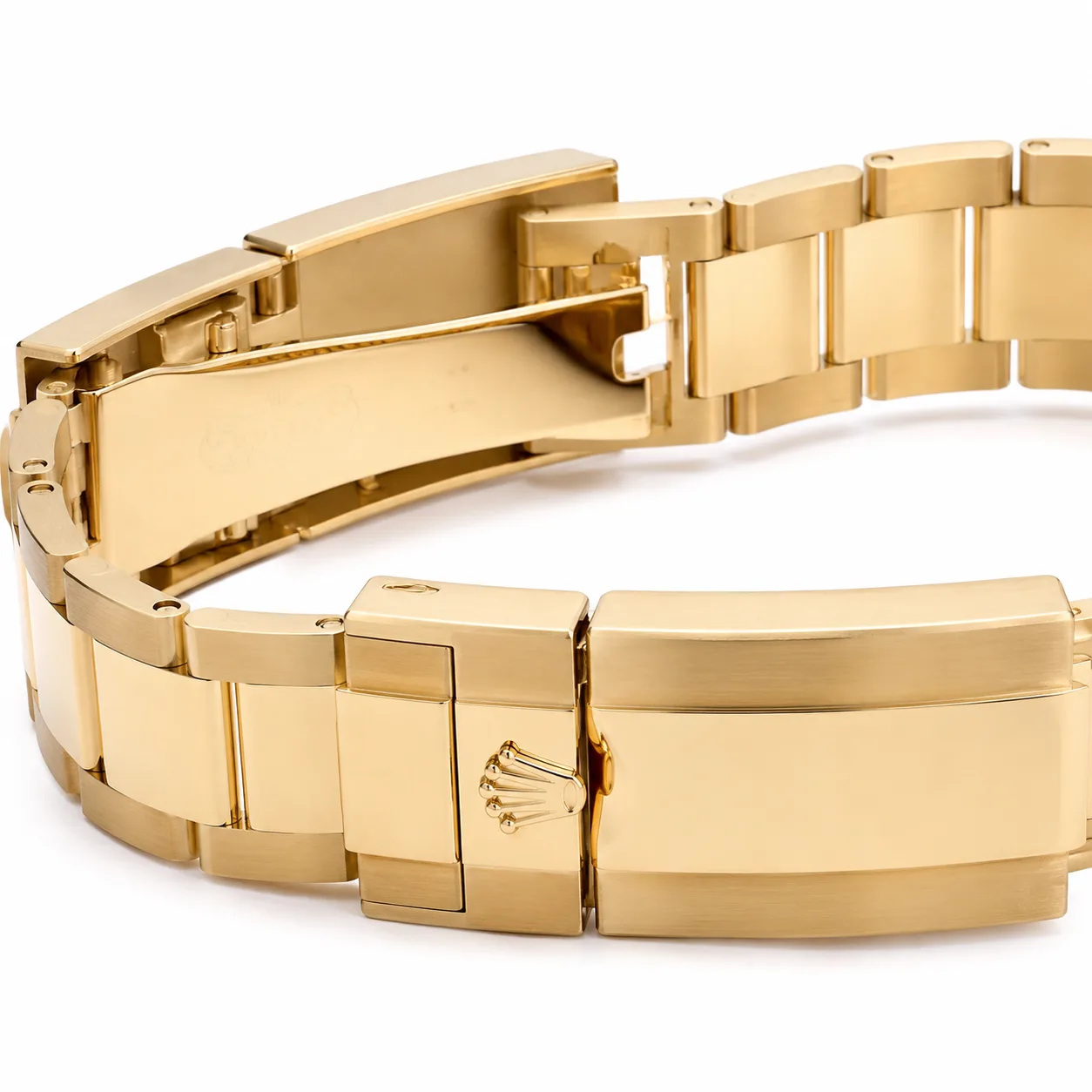 Rolex Cosmograph Daytona 126528LN 40mm Cal.3285 18K Yellow Gold AI 头图 3 - 表扣表链 [ai-shot:bracelet-clasp]
