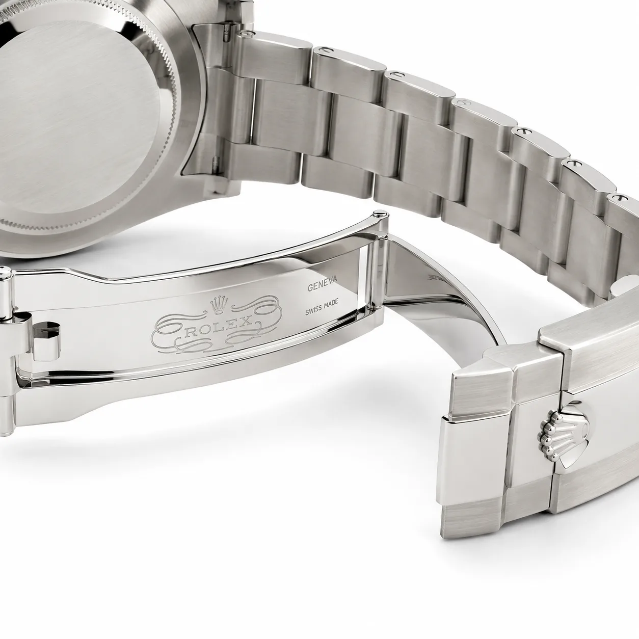 Rolex Explorer 116519ln-0024 40mm Black Dial 18K White Gold AI 头图 3 - 表扣表链 [ai-shot:bracelet-clasp]