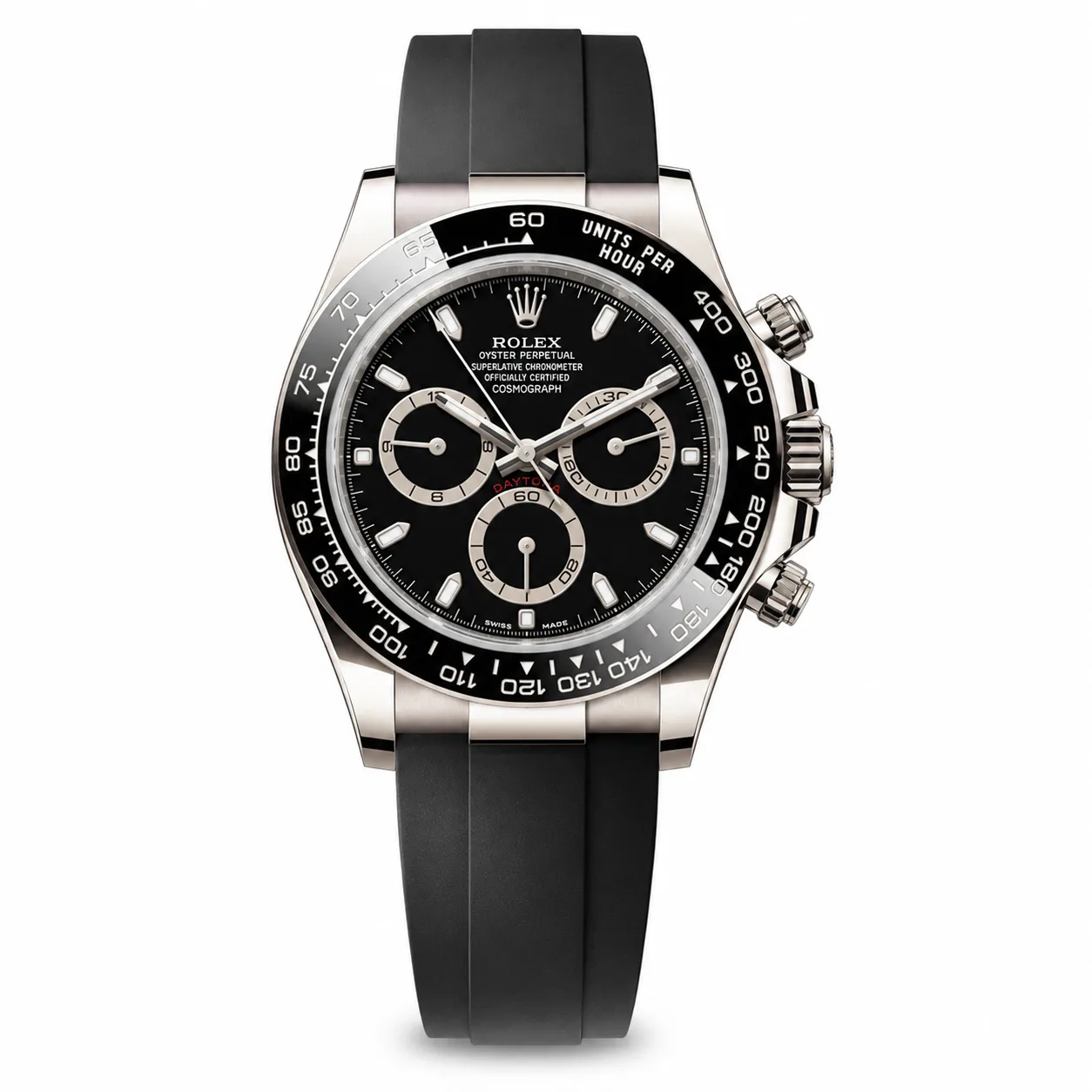 Rolex Explorer 116519ln-0024 40mm Black Dial 18K White Gold AI 头图 1 - 白底全貌 [ai-shot:full-white]