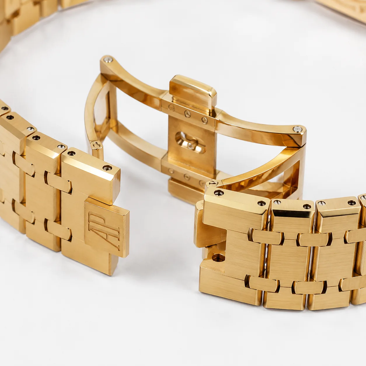 Audemars Piguet Royal Oak 15400OR/15500OR Cal.4302 Blue Dial Everose Gold AI 头图 3 - 表扣表链 [ai-shot:bracelet-clasp]