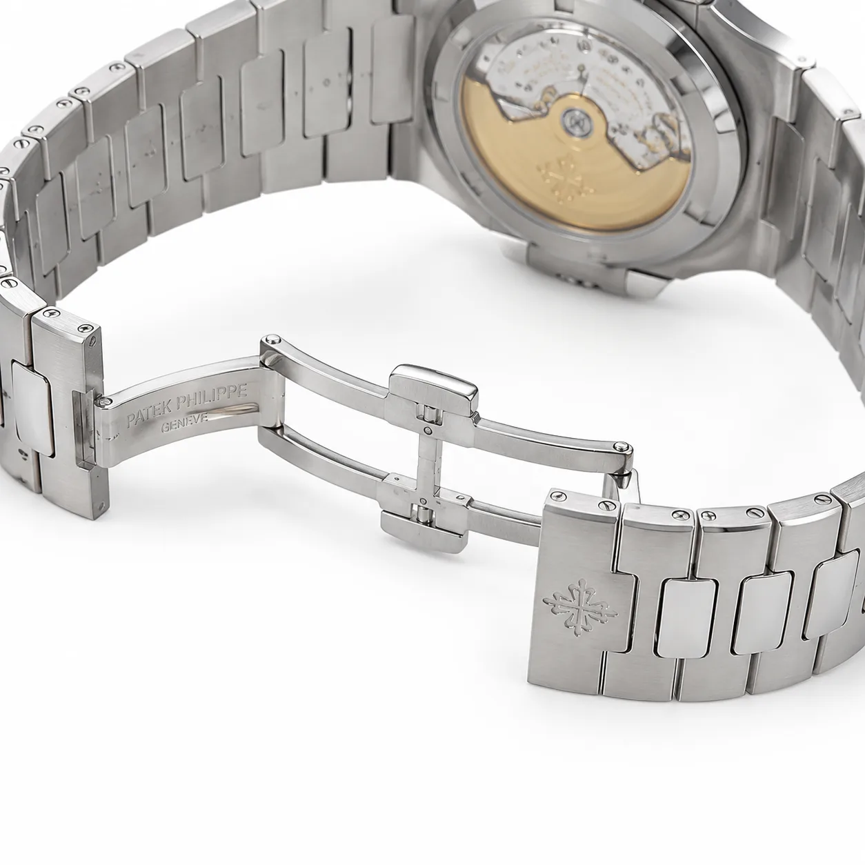 Patek Philippe Nautilus 5811/1G Cal.324 D-Blue Dial AI 头图 3 - 表扣表链 [ai-shot:bracelet-clasp]