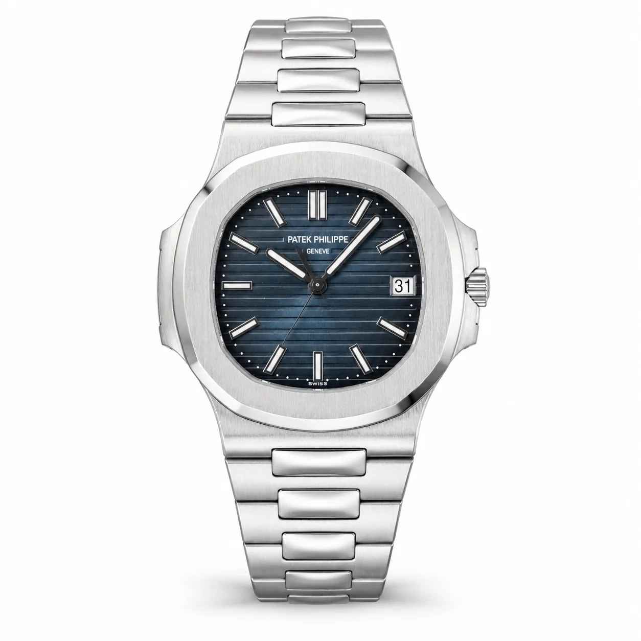 Patek Philippe Nautilus 5811/1G Cal.324 D-Blue Dial AI 头图 1 - 白底全貌 [ai-shot:full-white]