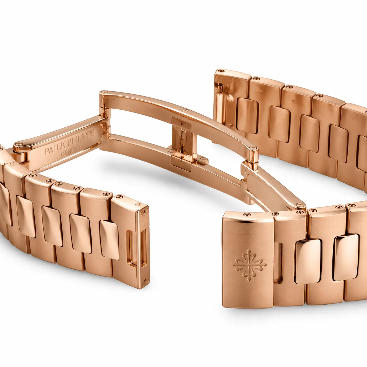 Patek Philippe Nautilus 5712/1R-001 Cal.240 D-Blue Dial Everose Gold AI 头图 3 - 表扣表链 [ai-shot:bracelet-clasp]