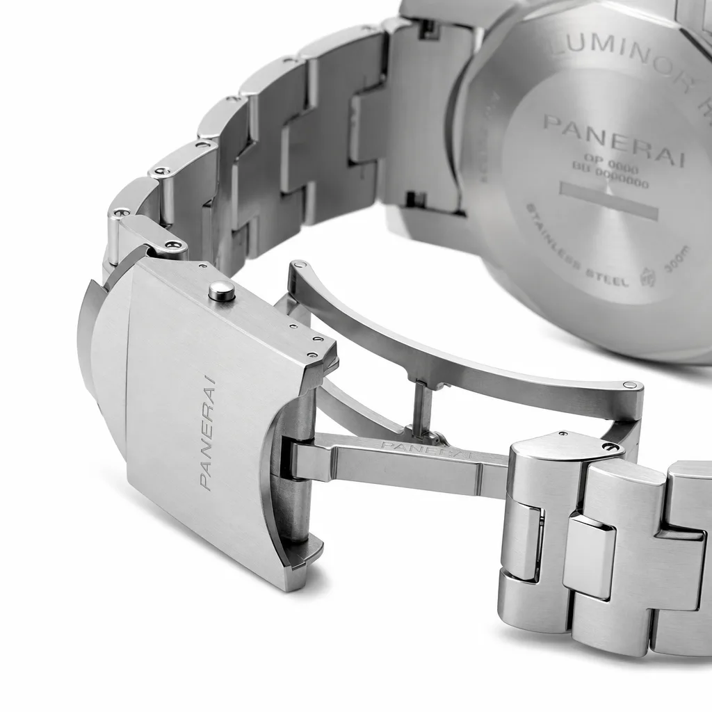PANERAI 庐米诺 Marina (Luminor Marina) PAM01312 Cal.9010 Black Dial AI 头图 3 - 表扣表链 [ai-shot:bracelet-clasp]