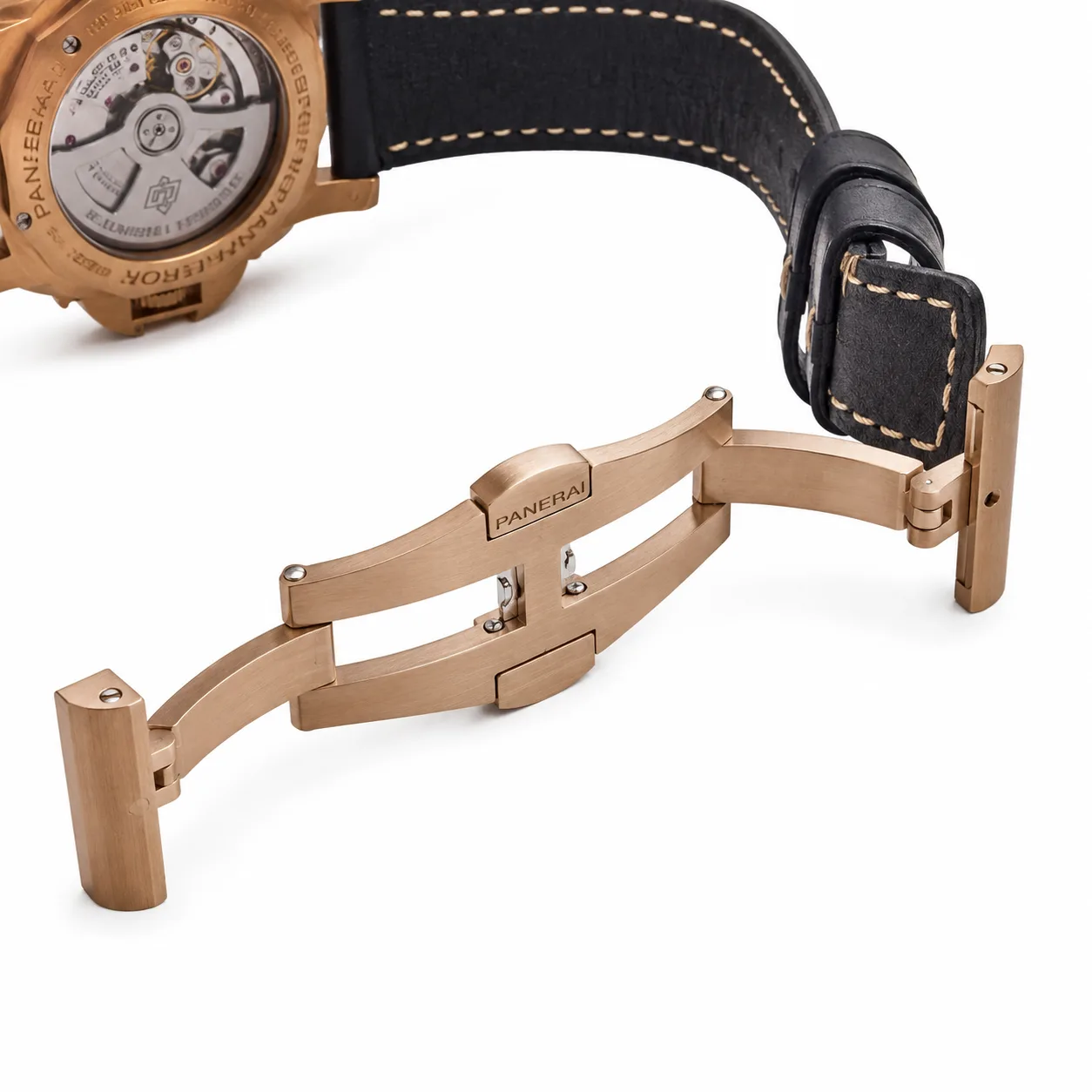 PANERAI 庐米诺 Marina (Luminor Marina) PAM01678 Cal.980 D-Blue Dial AI 头图 3 - 表扣表链 [ai-shot:bracelet-clasp]