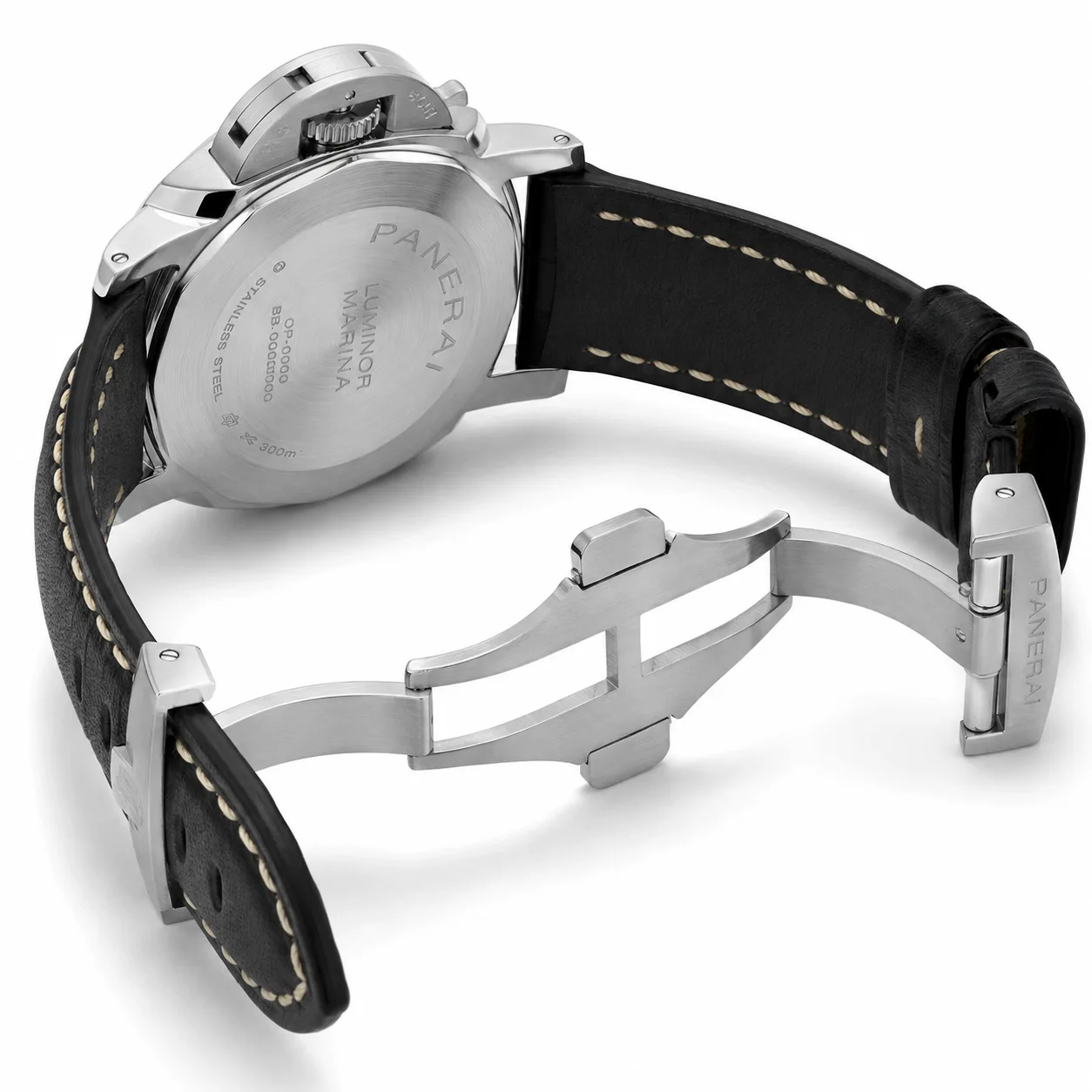 PANERAI 庐米诺 (Luminor) PAM00359 Cal.9000 Black Dial AI 头图 3 - 表扣表链 [ai-shot:bracelet-clasp]