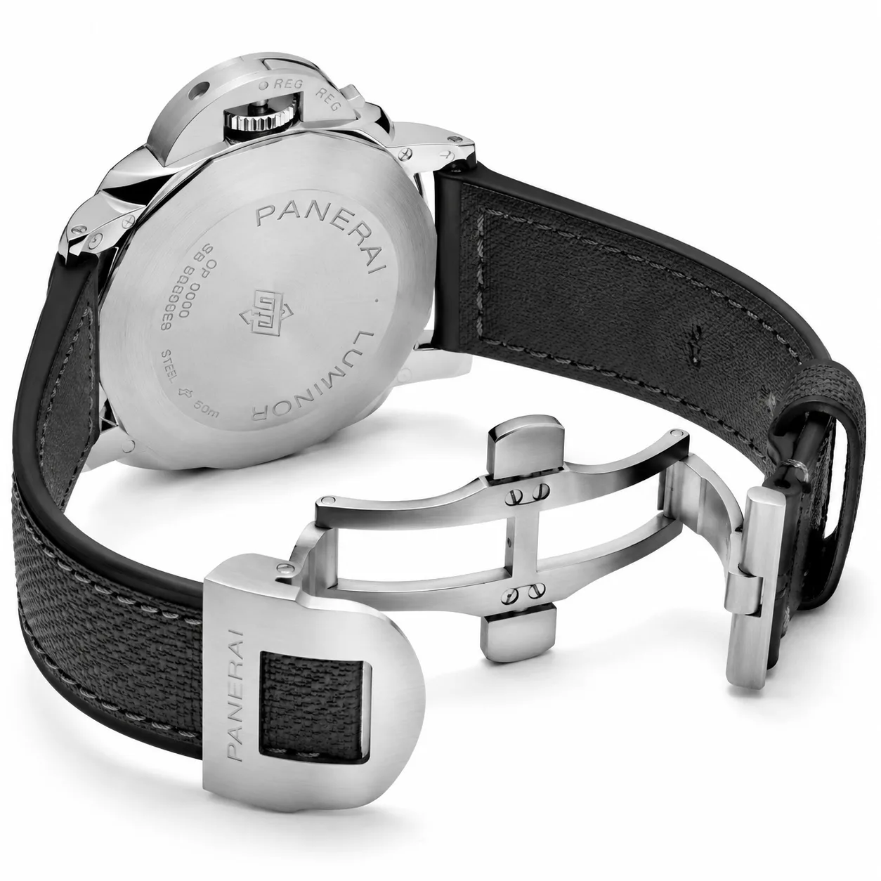 PANERAI 庐米诺杜尔 (Luminor Due) PAM01673 Cal.900 AI 头图 3 - 表扣表链 [ai-shot:bracelet-clasp]