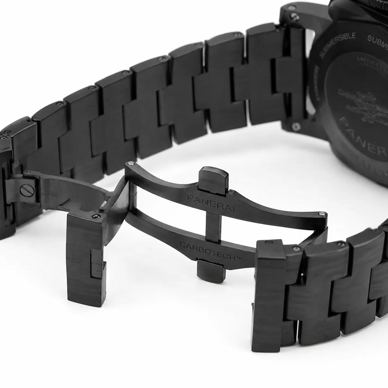 PANERAI 潜行 (Submersible) PAM01616 Cal.9010 AI 头图 3 - 表扣表链 [ai-shot:bracelet-clasp]
