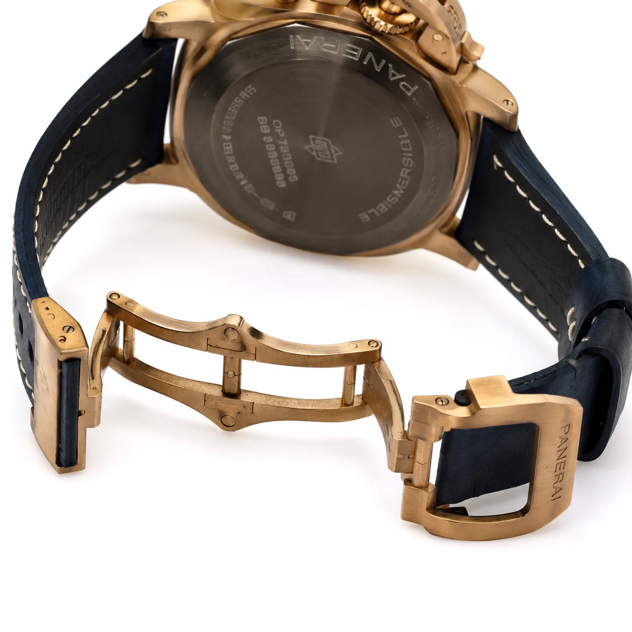 PANERAI Submersible潜行系列 PAM01074 Cal.900 Blue Dial AI 头图 3 - 表扣表链 [ai-shot:bracelet-clasp]