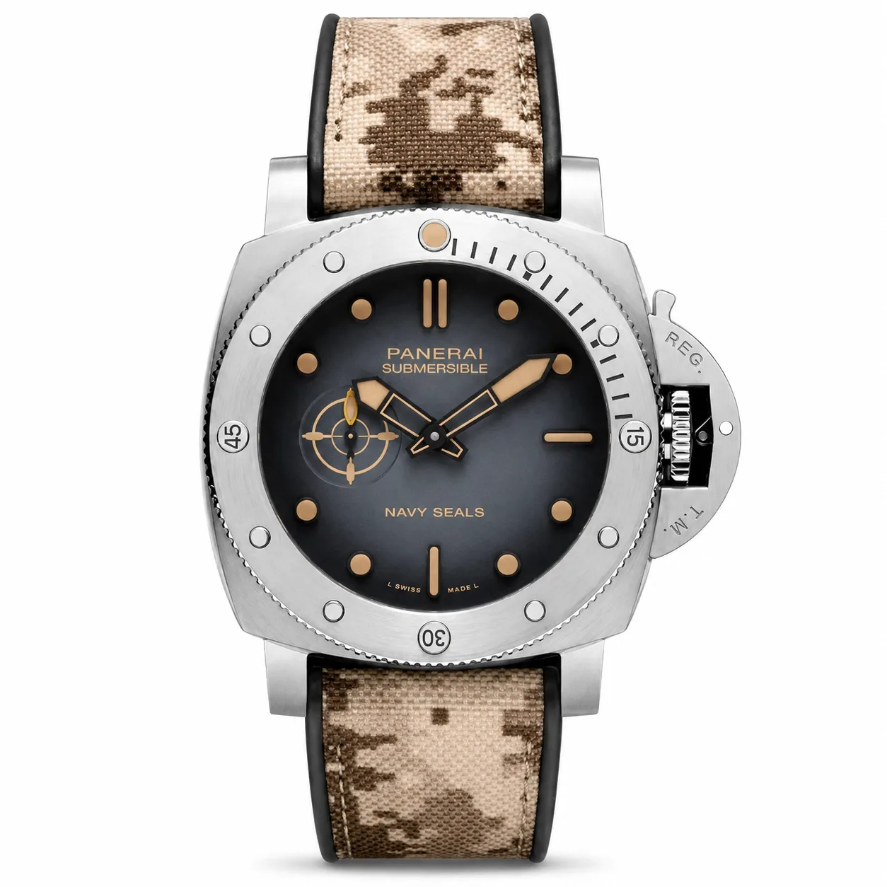 PANERAI 潜行系列 (Submersible) PAM01518 Cal.900 D-Blue Dial AI 头图 1 - 白底全貌 [ai-shot:full-white]
