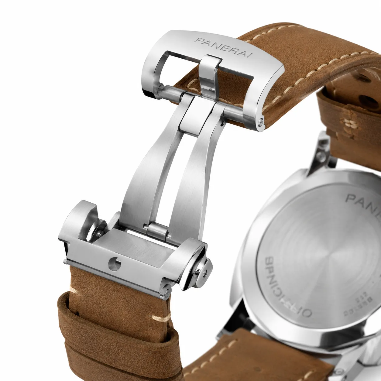 PANERAI 庐米诺系列 (Luminor) PAM00914 Cal.5000 Black Dial AI 头图 3 - 表扣表链 [ai-shot:bracelet-clasp]