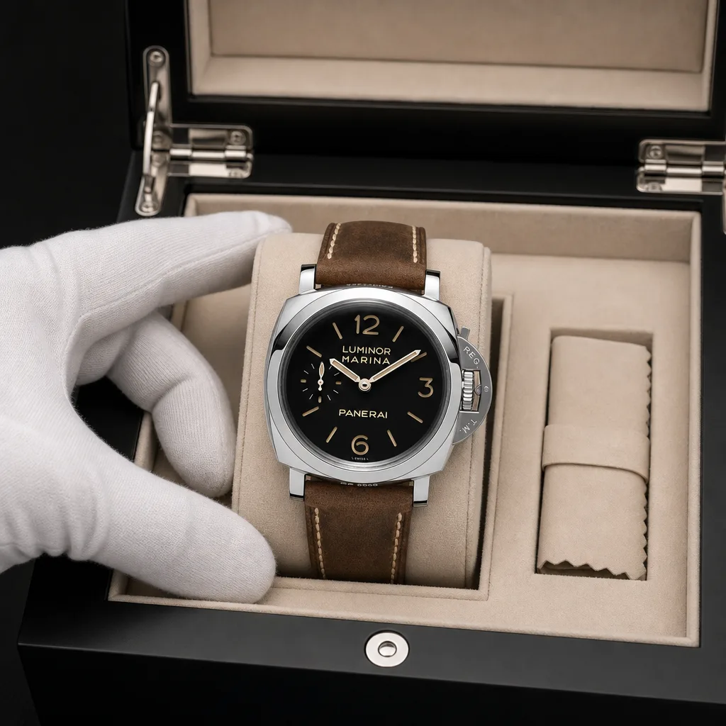 PANERAI 庐米诺 1950 系列 (Luminor 1950) PAM00422 Cal.3001 AI 头图 5 - 包装盒 [ai-shot:box-shot]