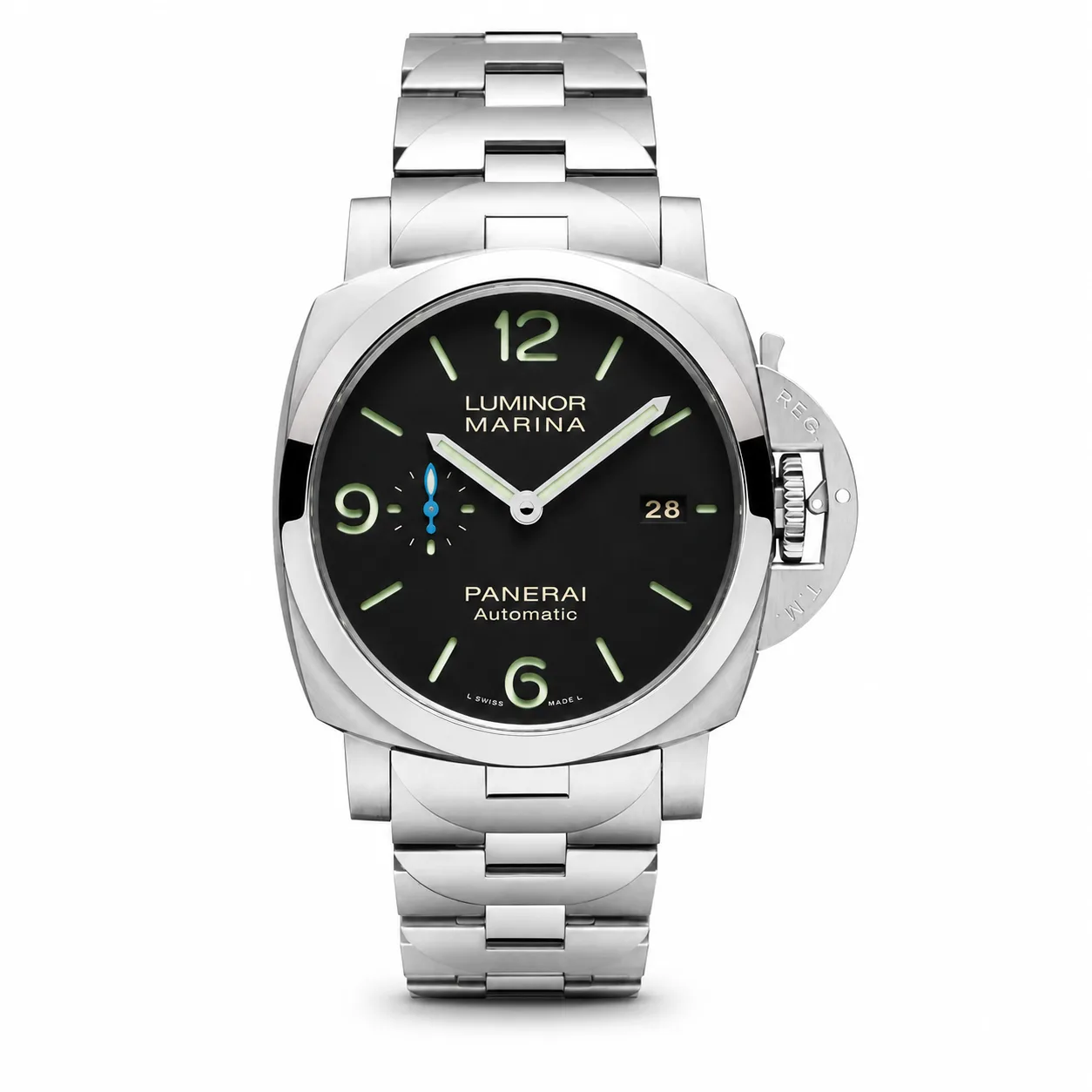 PANERAI 庐米诺系列 (Luminor Marina) PAM01562 Cal.980 AI 头图 1 - 白底全貌 [ai-shot:full-white]