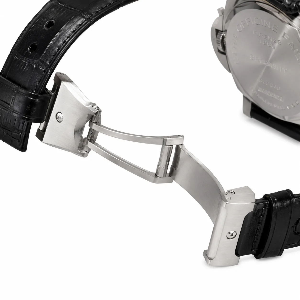 PANERAI GMT-Master II PAM00233 Cal.2002 Black Dial Steel Bezel AI 头图 3 - 表扣表链 [ai-shot:bracelet-clasp]