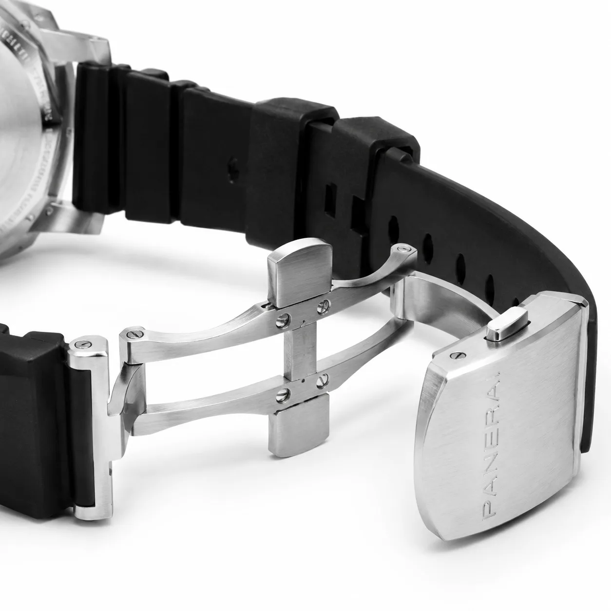 PANERAI 潜行系列 (Submersible) PAM02683 Cal.900 Black Dial Steel Bezel AI 头图 3 - 表扣表链 [ai-shot:bracelet-clasp]
