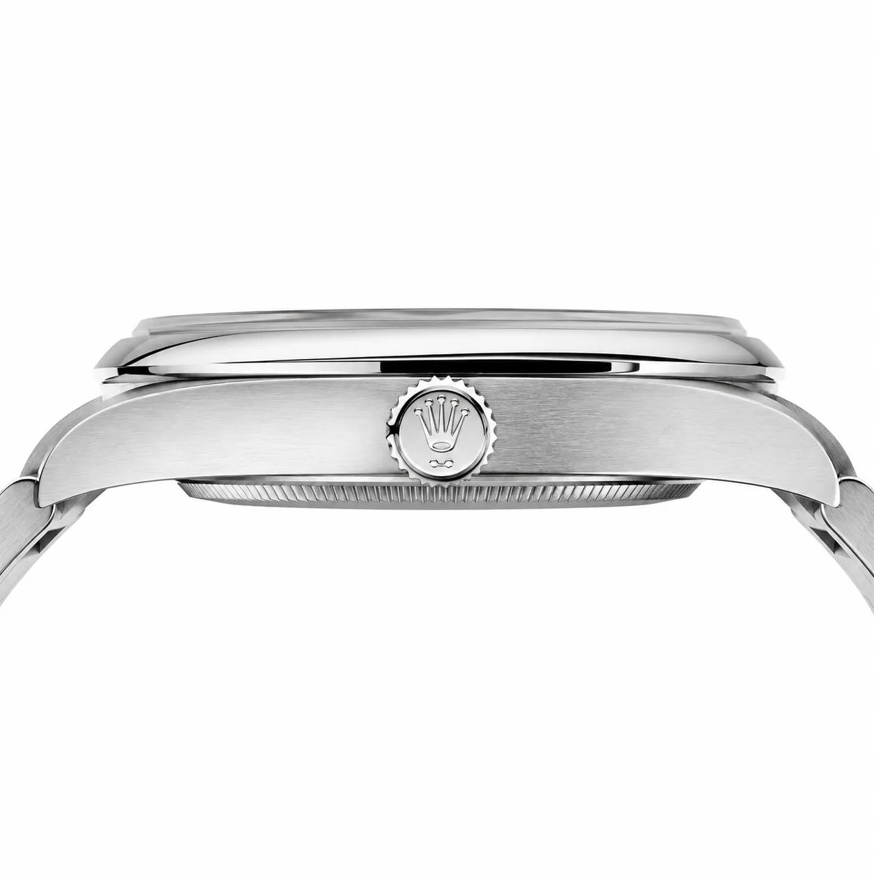 Rolex Oyster Perpetual m134300-0010 41mm Cal.3230 904L Stainless Steel AI 头图 2 - 侧面细节 [ai-shot:side-detail]