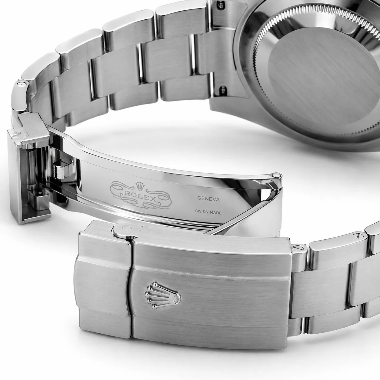 Rolex Oyster Perpetual m134300-0010 41mm Cal.3230 904L Stainless Steel AI 头图 3 - 表扣表链 [ai-shot:bracelet-clasp]