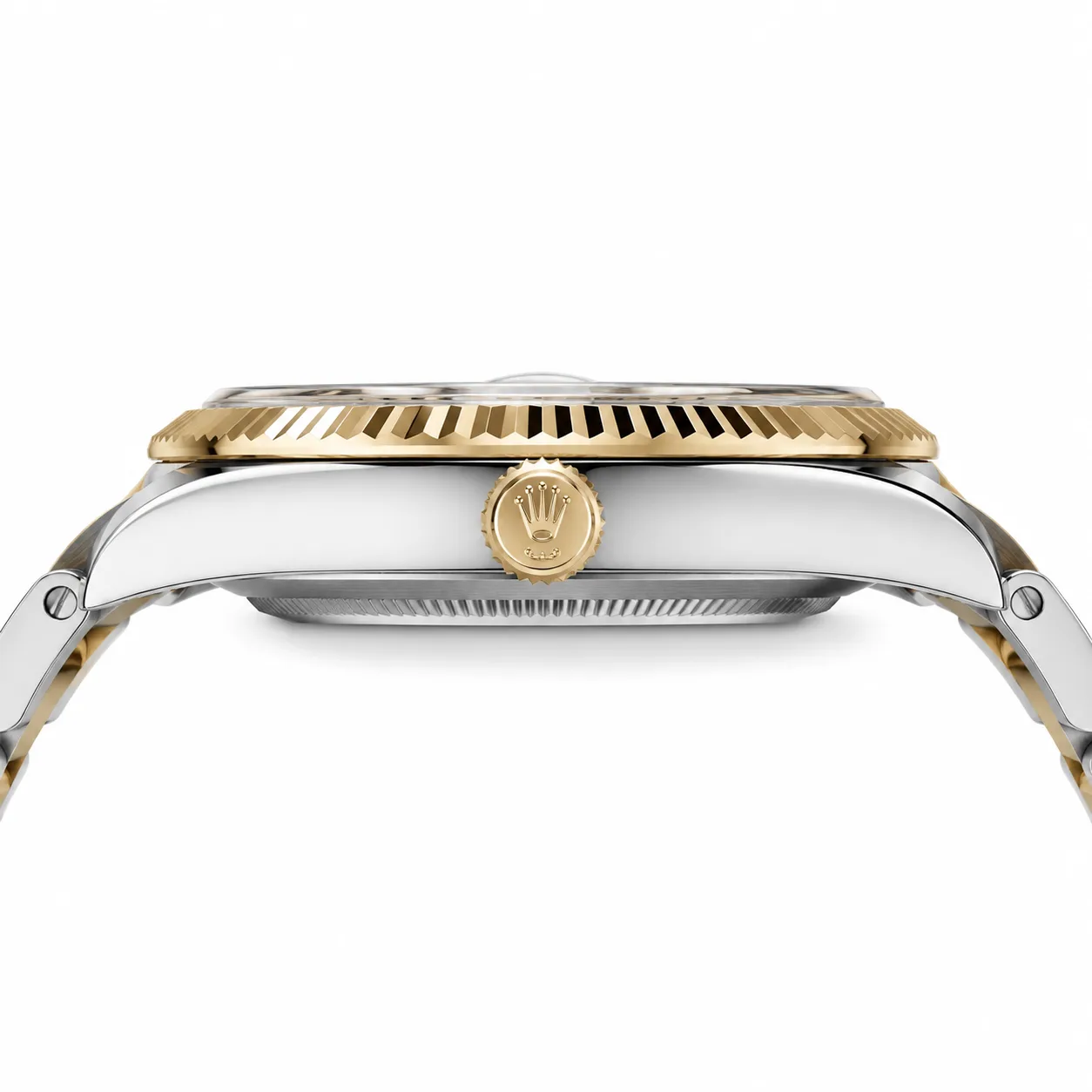 Rolex Datejust m126333-0023 41mm Cal.3235 / 18K 904L Stainless Steel and 18K Yellow Gold AI 头图 2 - 侧面细节 [ai-shot:side-detail]