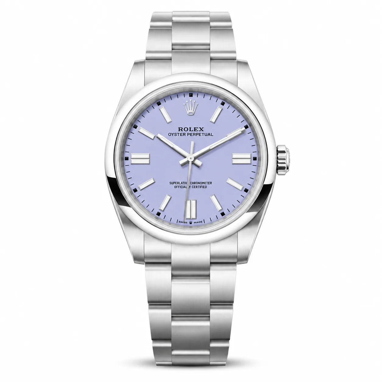 Rolex Oyster Perpetual m134300-0012 41mm Cal.3230 904L Stainless Steel AI 头图 1 - 白底全貌 [ai-shot:full-white]