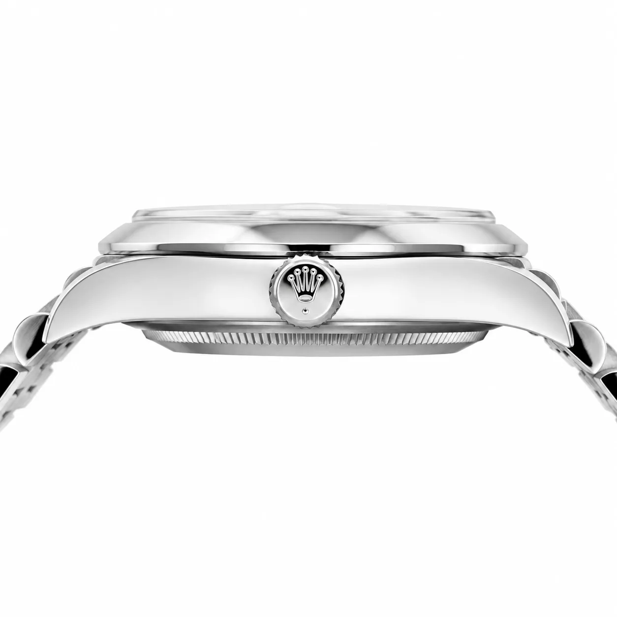 Rolex Datejust m126300-0030 41mm Cal.3235 904L Stainless Steel AI 头图 2 - 侧面细节 [ai-shot:side-detail]
